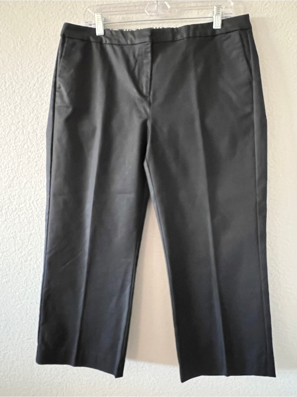 Boden Pants Women High Rise Crop Black Regular Career Business Office Size 12R